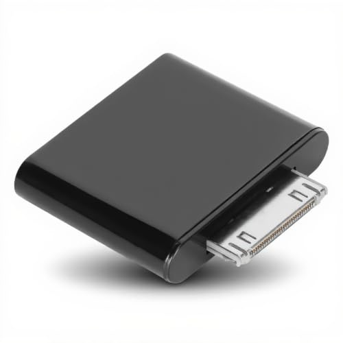 Adaptador Bluetooth de 30 Pines, Adaptador de Audio Estéreo Inalámbrico de 2,42‑2,480 GHz, Transmisor Adaptador de Dongle Bluetooth de 10 M, para iPods Fabricados Después de 2007