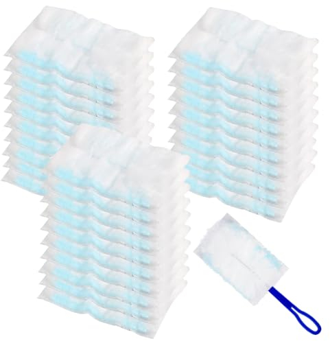 30 Tücher für Swiffer Staubmagnet mit 1 Griff, Nachfüllpackung, parfümfrei