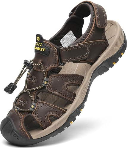 FLARUT Sandalen Herren Outdoorsandalen Trekkingsandalen Wander(Dbr,43)