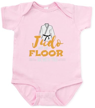 CafePress Judo May The Floor with You Martial Art Body Suit Cute Infant Bodysuit Baby Romper Petal Pink