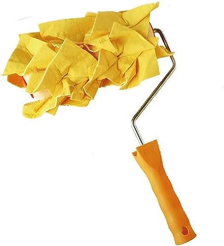 Rulli per verniciatura， Rullo per facciate， Rulli di texture da 7 pollici for strumenti di pittura for decorazioni murali Rullo di vernice con motivo in tessuto non tessuto for dipingere le pareti del