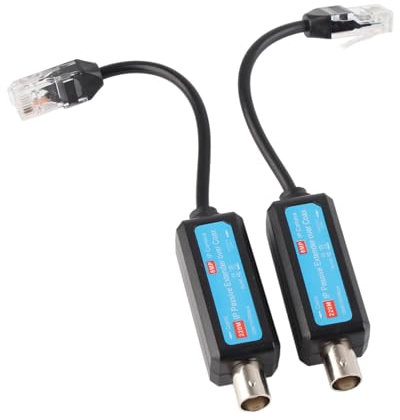 Adaptador Ethernet sobre Coaxial, Transmisor y Receptor de Red IP para Cámara NVR