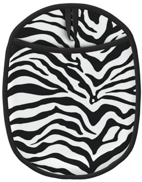 Motif zèbre Blanc Noir, Maniques, maniques résistantes à la Chaleur, maniques de Cuisine en Silicone antidérapantes