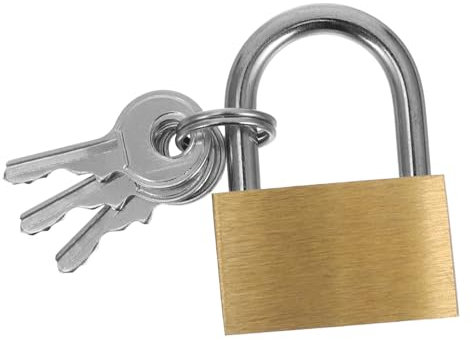 iplusmile 4stücke Messing-vorhängeschlösser Für Schränke Schließfächer Und Werkzeugkästen Mit Schlüsseln Langlebig Und Verschleißfest Für Täglichen Gebrauch