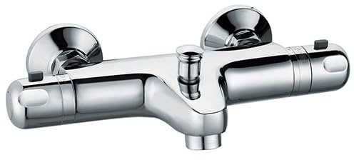 Mitigeur Thermostatique Bain-Douche DANUBE Edouard Rousseau Chromé - Aérateur Grand Débit - Sécurité Anti-Brûlure