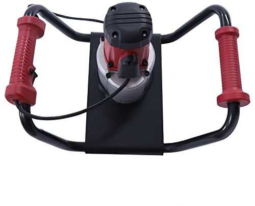 Post-Hole Digger, 1500W 200RPM Electric Post Hole Digger Earth Auger Drill Garden Tool High-Torque Motor Durable Aluminum Alloy for Planting Trenching Digging