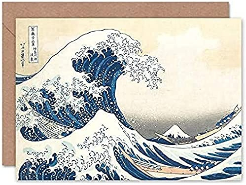 Fine Art Prints Hokusai Great Wave off Kanagawa Greetings Card
