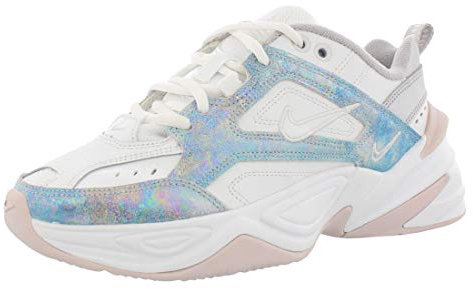 NIKE Scarpe da Ginnastica da Uomo, Summit White/Barely Rose/Metallic Silver/Summit White, 40 EU