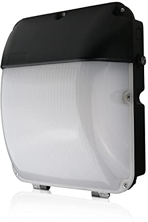 Bright Source LED Slim Wallpack, Outdoor Bulkhead Light Fitting, Photocell, 30w, 2200lm, 3CCT Switchable Colour Temperature 3000K 4000K 6000K, IP65 Waterproof