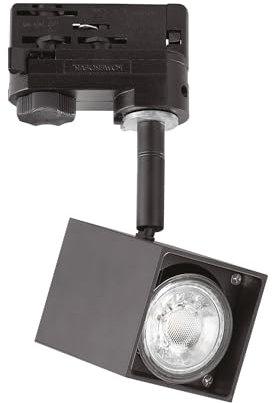 IDEAL LUX Sistema luce binario MOUSE TRACK NERO, Sistema a rotaia, Illuminazione modulare, Dispositivo su binario, 8x6h18 cm, Nero
