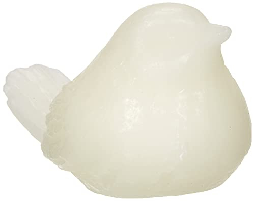 HGD LED Kerze ''Spatz'' weiß, Kunststoff, Normal