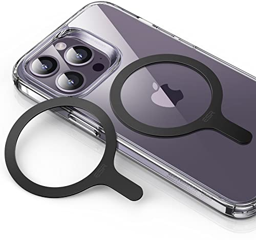 ESR für MagSafe Ring Aufkleber, 2 Stück Magnet Metallring für Handyhülle, MagSafe Sticker,Universal Ladegerät-Umrüstset,für iPhone Air/17/16/16e/15/14/13/12/11, Google Pixel 10,Galaxy S24/S23 und mehr