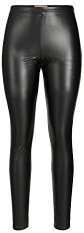 Jack & Jones Jxmegan damleggings i fuskläder Sn, svart/detalj: matt, L, Svart/detalj: Matt, L