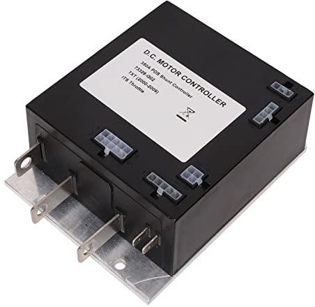 Qiilu 36V 350A Golf Cart Motor Controller Black Replacement for EZGO TXT Electric PDS Golf Cart 2000‑2009