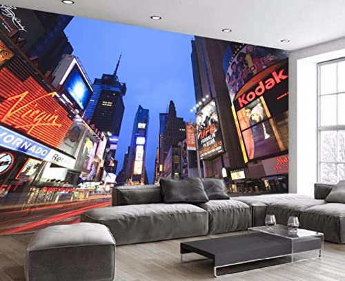 BeNsil Papier Peint Pour Les Murs 3 D Papier Peint Personnalisé Ville Nuit Rue Décoration KTV Papier Peint * 400cmx280cm(157.4x110.2inch)