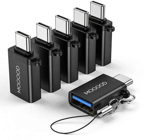 MOGOOD USB C to USB Adapter Thunderbolt 3.0 OTG Type C to USB 3.0 | Type C Thunderbolt 4 OTG Converter for Apple MacBook Pro Samsung Galaxy S22 S23
