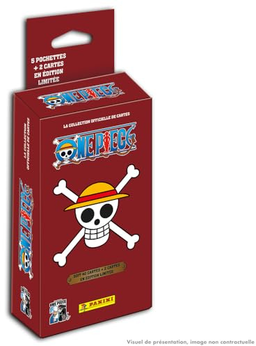 Panini One Piece Trading Cards 25. Geburtstag, Blisterverpackung, 5 Hüllen + 2 Karten, limitierte Auflage, 004897KBF5