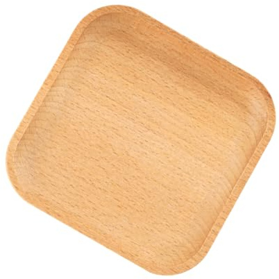 Ciieeo Elegante Piatto da Frutta in Legno Piccolo Vassoio da Dessert Contenitore per Frutta Accessorio da Cucina Facile da Mantenere
