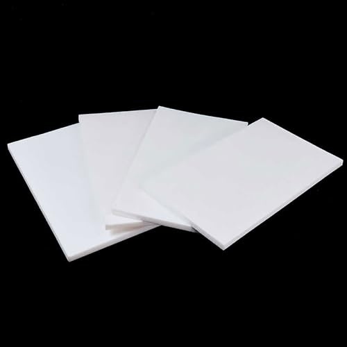 COYOUCO Feuille de Plastique téflon PTFE, Taille 100 x 200 mm Panneau de téflon formable pour Joints et Bricolage,5mm
