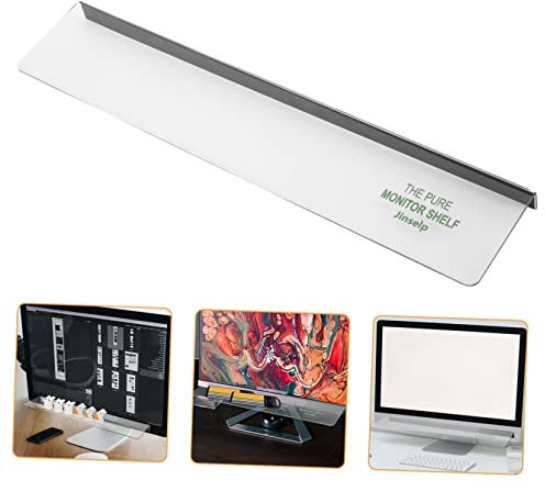 VILLCASE Monitor-memoboard Aus Acryl Für Computerbildschirm Memo Board Zum Kleben Ohne Werkzeug Notizhalter Für Schreibtischzubehör Übersichtlich Und Elegant Für Bürobedarf