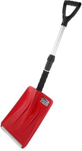 Mipcase Pala Da Neve: Pala Larga In Plastica Pala Da Neve Invernale Spatola Larga Pala Per Rimozione Pale Per Rimozione Neve Da Giardino Con Manico In Lega Di Alluminio