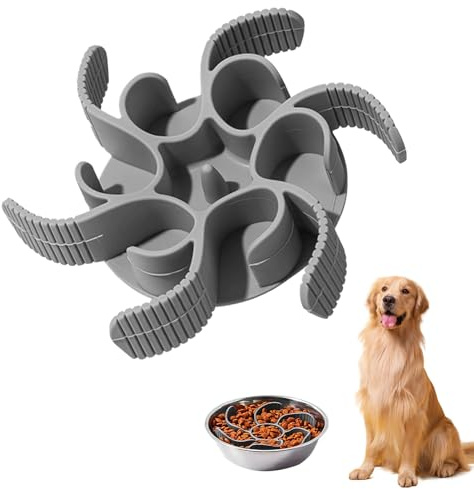 Antischlingnapf Hunde,Anti Schling Napf Hund,Schlingnapf Hunde,Slow Feeder Hund,Antischlingnapf Hunde Groß,Reduzieren Sie Effektiv Die Geschwindigkeit, Mit Der Haustiere Fressen