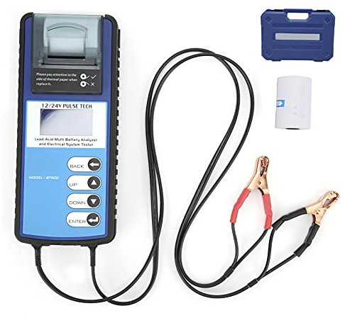 12 V 24 V Auto Batterie Tester BT900 LCD Digital Ladesystemanalysator mit dem Drucker Advanced Battery Analyzer für Automobilstart- und Ladesystem -Test für 12 V 24 -V -Batterien