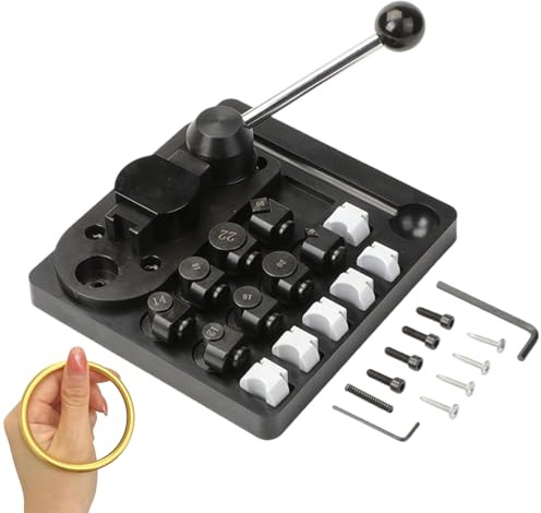 Herramienta de doblado de anillos – Herramientas para hacer anillos, expansor de ensanchador de metal, accesorios ajustables para bucle de abalorios, envoltura de alambre de joyería, Refer to
