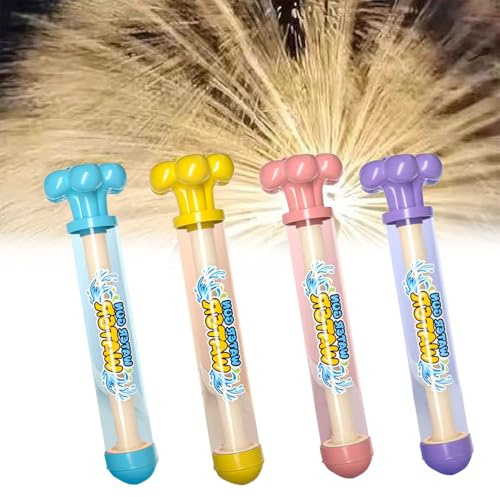 4 Stück Feuerwerks Wasserpistole,wasserspritze,Romantisches WassersprühIm Feuerwerksstil,Firework wasserspritze,Pool für Outdoor Pool Beach