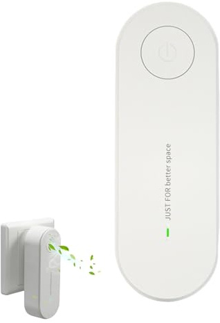 Luftreiniger, leiser und energiesparender kleiner Luftreiniger, entfernt Gerüche von Haustieren, Toiletten, Staub, Büros, Häusern, Zimmern (weiß)