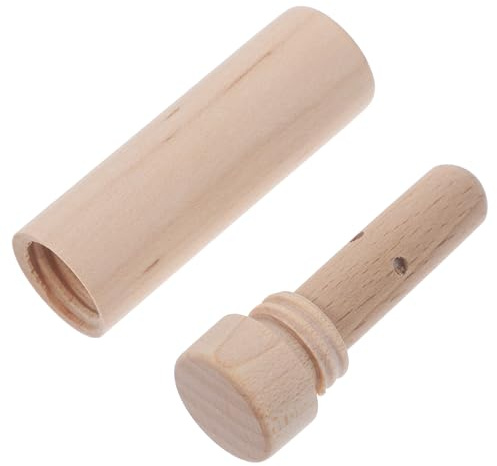 GLEAVI Bâtonnet Nasal en Bois pour Aromathérapie Vide Portable D’Huile Essentielle Naturel Usage Personnel et Bien-Être Format Pratique et Solide