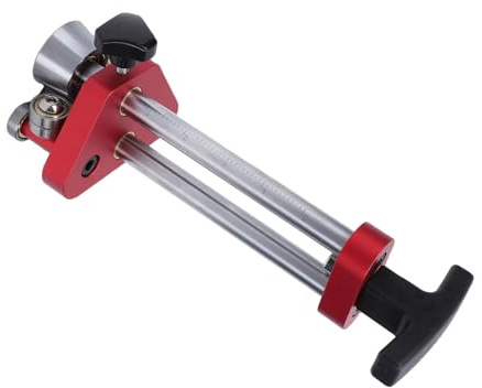 Aolidsive Rullo per Lamiera, Strumento di Piegatura Regolabile da 7-130 Mm con Design del Cuscinetto Obliquo e Rullo Angolato per Piegatrice per Tetti in Metallo da 0-100 Gradi