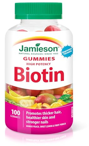 Jamieson High Potency Biotin Gummies, 100 Count