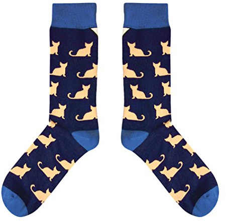 CUP OF SOX dam herr roliga färgglada strumpor med katter i pappmuggen – perfekt som present till män och kvinnor