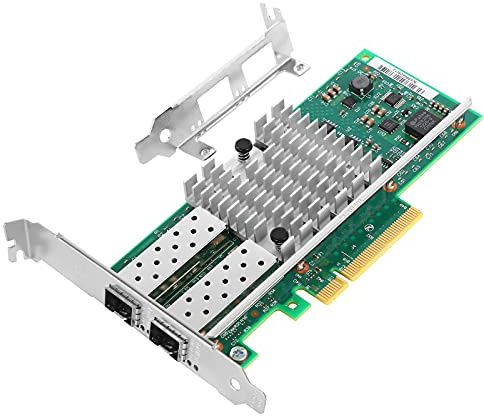 Vogzone - Tarjeta de Red para Intel X550-T2 X550-T1 (10 GB, Doble Puerto RJ45 de 10 GB)