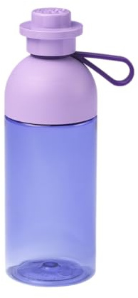 Lego 40420004 Gourde, transparent/bouteille de sport, 500 ml, à remplir avec glace, lavande