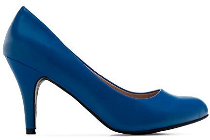 Andrés Machado - Zapatos de tacón para Mujer - tacón Fino - Am.422 - Horma Estilo Retro - Tallas pequeñas, Medianas y Grandes - sin Cordones - Zapato de tacón Soft