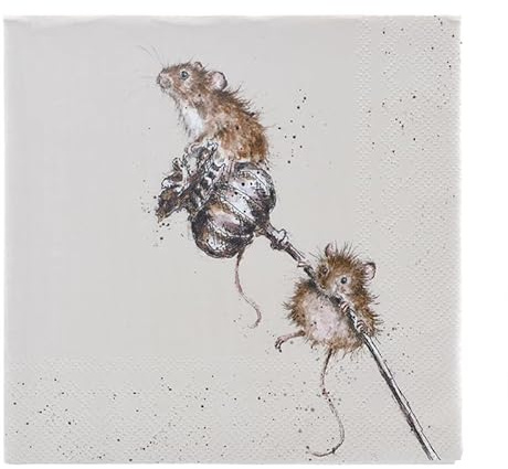 Papier Servietten Country Mice - 33x33cm