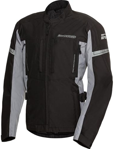 Road Touring Textiljacke 2.0 – Schwarz – 450D Textilgewebe – Belüftet