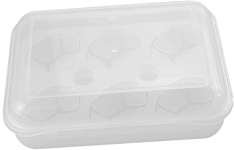 BUGUUYO Caja De Protección Para Huevos Organizador De Contenedores Para Huevos Bandeja Reutilizable Para Camping y Picnic De Daños
