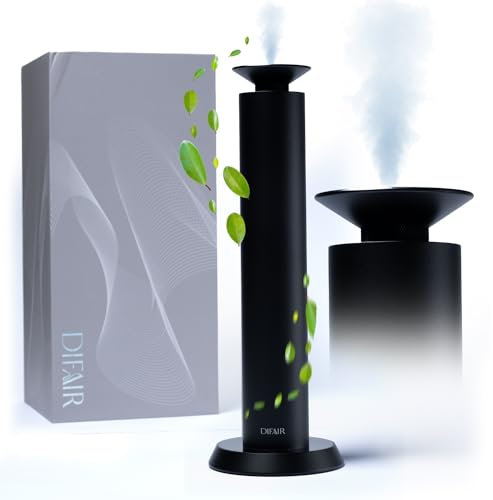 DIFAIR Waterless Essential Oil Diffuser, Cordless Scent Machine for Home