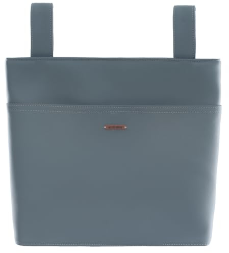 UZTURRE. Bolso Talega de maternidad de polipiel menta para carrito de bebe. Hecho a mano en España. Organizador para pañales y otras cosas de bebe.