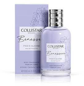Collistar Benessere Eau de Toilette Fico e Glicine, Profumo Unisex Fresco e Floreale, Fragranza Leggera e Duratura per Tutti i Tipi di Pelle, 100 ml