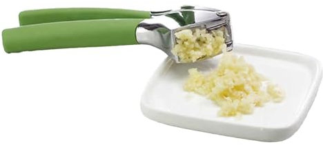 Knoblauchpresse ohne Schälen – Knoblauchzerkleinerer Handheld | Zwiebelwerkzeug Küche Fleischwolf Presse | Knoblauchpresse aus Edelstahl | Knoblauchpresse zum Zerkleinern von Knoblauch |