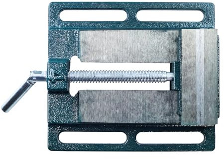 Morsa per macchina, apertura alare, 4 pollici, morsa da 110 mm, tornio da 2,2 kg, larghezza ganasce: 110 mm, morsa per trapano, trapano meccanico