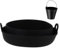 iplusmile Secchio da Barbecue Silicone Pieghevole con Fodera per Accessorio Compatto per Grigliate Facile Trasportare