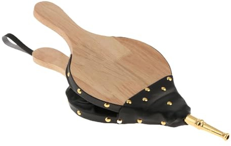 Generico a soffietto per interni,Soffietto in legno per interni per braciere | Stufa per, grande in legno, braciere, ugello in ghisa, soffietto per campeggio all'aperto