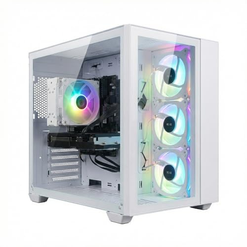 STGsivir Gaming PC, Core i7, RTX 3060 12G, 16G RAM, 1T SSD | Gaming Computer Desktop for Streaming,Video Editing,Homework,up to 3.9GHz,WiFi 6,BT 5.0,4K,HDMI,DP,Win11 Pro,ARGB Case