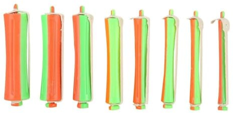 Rouleaux de Permanentes en Résine ABS avec Clips – Bigoudis Professionnels pour Salon et Maison – Tiges Ondulées pour Curls Durables et Sans Chaleur