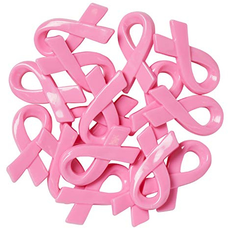 Blumenthal Lansing Company Buttons, Pink Breast Cancer 18 Piece